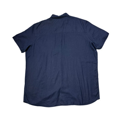 Livergy® Navy Short Sleeve Casual Shirt(XL)