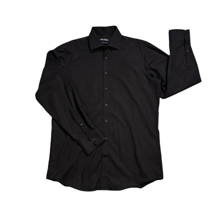 Dunmore® Black Modern Fit Dress Shirt (L)
