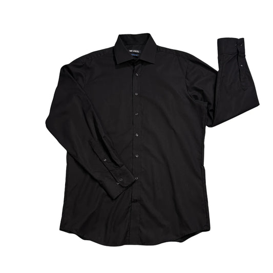 Dunmore® Black Modern Fit Dress Shirt (L)