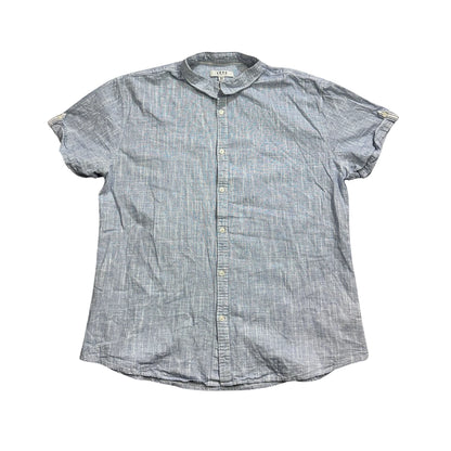 SMOG® Light Blue Short Sleeve Casual Shirt (XL)
