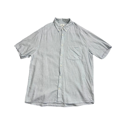 H&M® Light Blue Regular Fit Short Sleeve Shirt