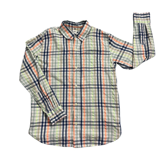 GAP ® Multicolor Checked Long Sleeve Shirt(XS)