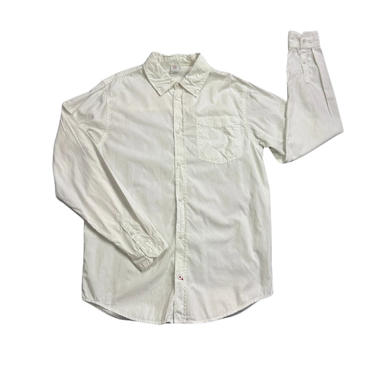 s.Oliver® White Long Sleeve Casual Shirt(S)