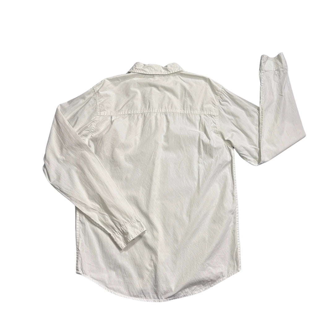 s.Oliver® White Long Sleeve Casual Shirt(S)