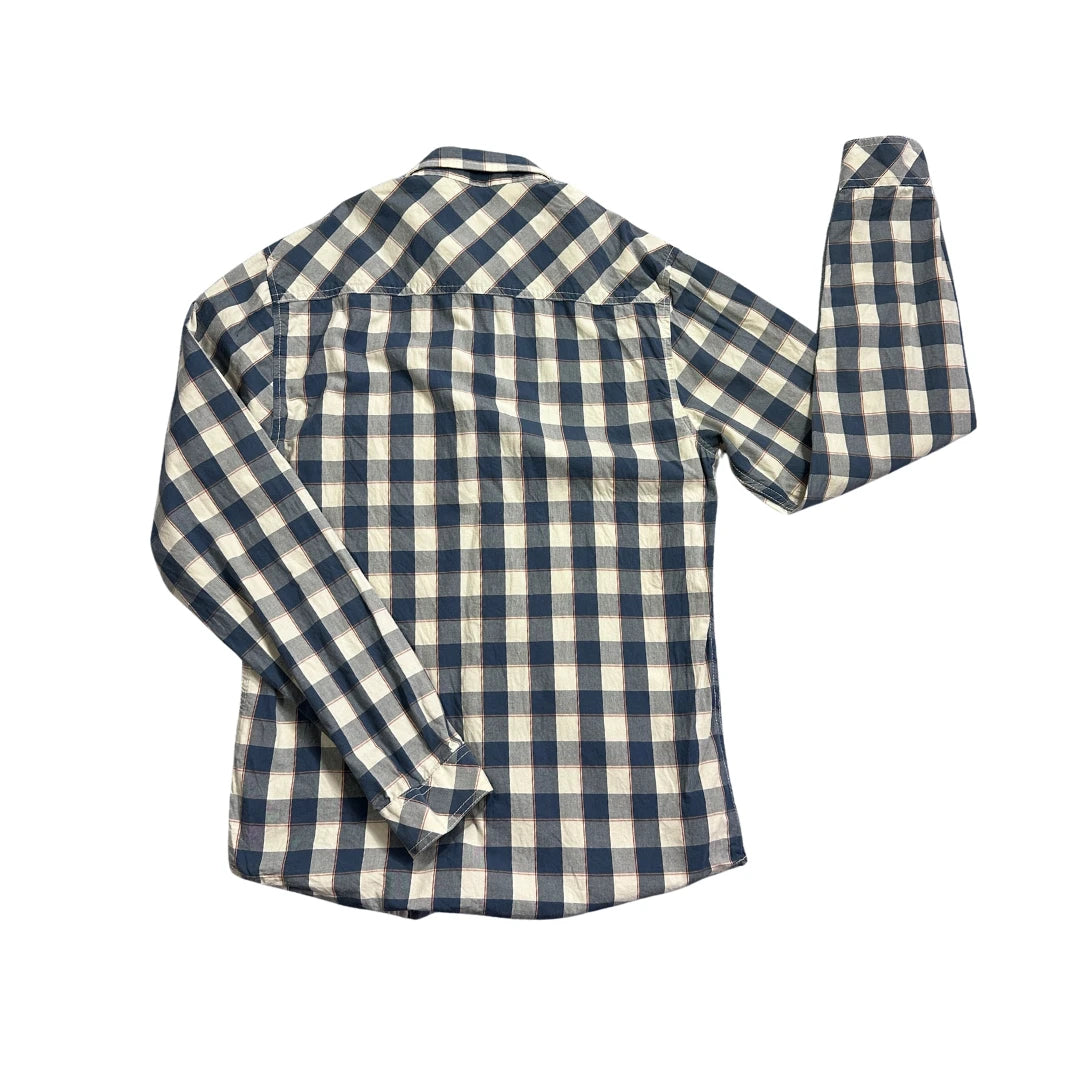 Jack & Jones® Blue White Checked Casual Shirt(S)