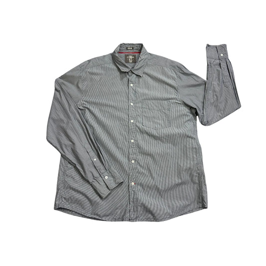 L.O.G.G.® Grey Pinstripe Regular Fit Shirt(XL)