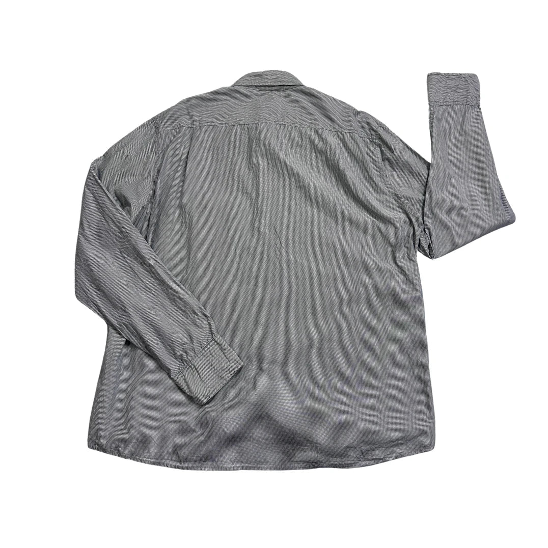 L.O.G.G.® Grey Pinstripe Regular Fit Shirt(XL)