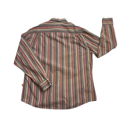 John Henry® Multicolor Striped Long Sleeve Shirt(L)
