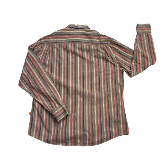 John Henry® Multicolor Striped Long Sleeve Shirt(L)