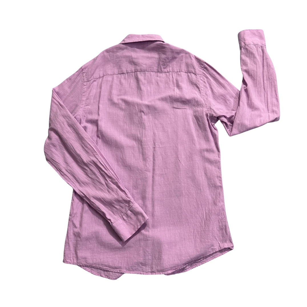 Trendyol Man® Light Pink Linen Blend Casual Shirt(S)