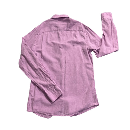 Trendyol Man® Light Pink Linen Blend Casual Shirt(S)