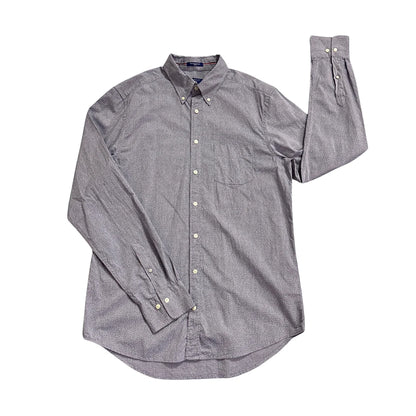 GANT® Grey Micro Dot Button-Down Shirt(L)