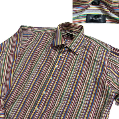 Paul Smith® Multicolor Striped Formal Shirt(XL)