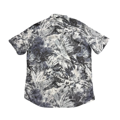 Billabong® Grey Tropical Print Short Sleeve Shirt(XL)