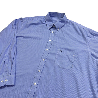KE® Blue Pinstripe Formal Shirt(3XL)