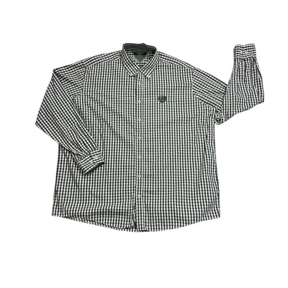CASA MODA® Green & White Check Casual Shirt(2XL)