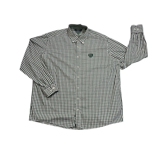 CASA MODA® Green & White Check Casual Shirt(2XL)