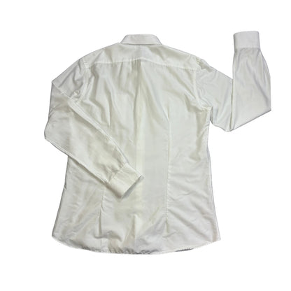D. Lang® White Formal Dress Shirt(L)