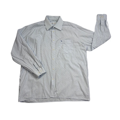 Camargue® Light Blue Striped Formal Shirt(XL)