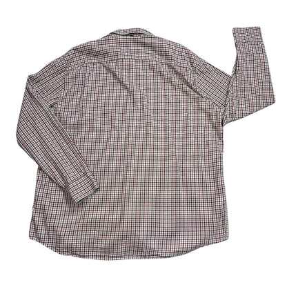 LERROS® Burgundy & White Check Casual Shirt(3XL)