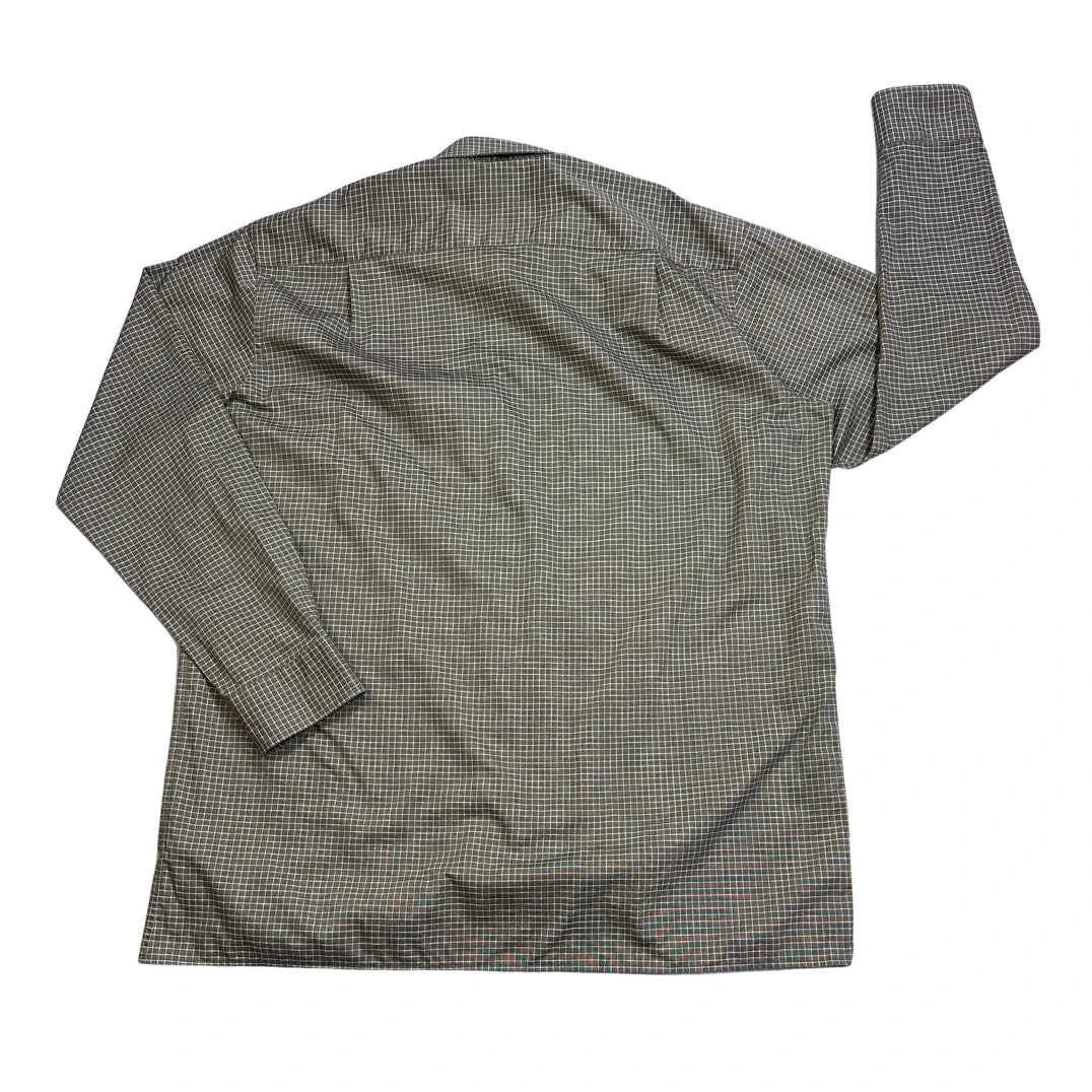 McEARL® Grey Non-Iron Check Formal Shirt(XL)