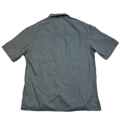 H&M® Grey Relaxed Fit Casual Short Sleeve Shirt(M)