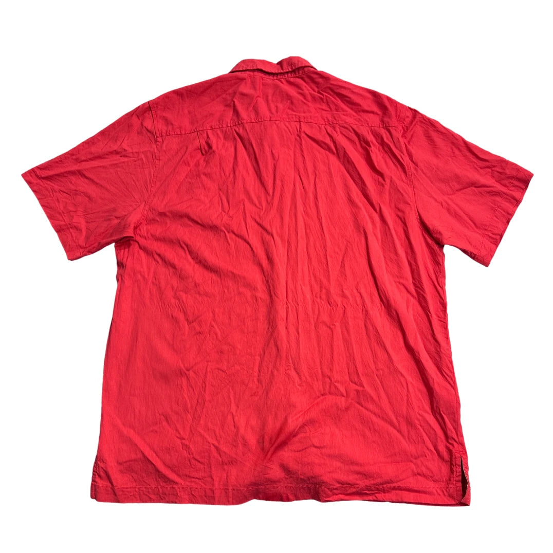 Tommy Bahama® Red Casual Short Sleeve Shirt(L)