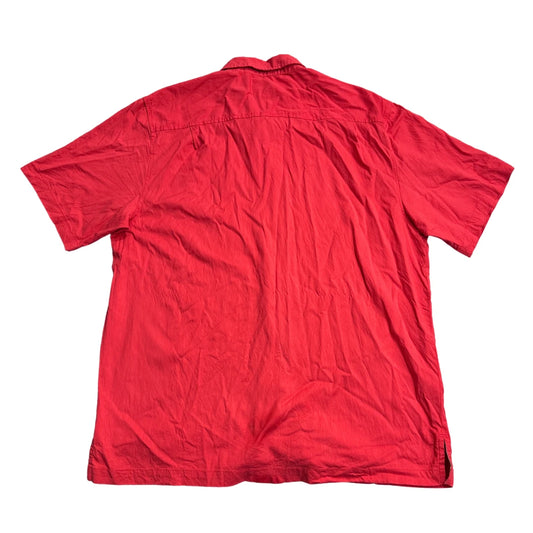 Tommy Bahama® Red Casual Short Sleeve Shirt(L)