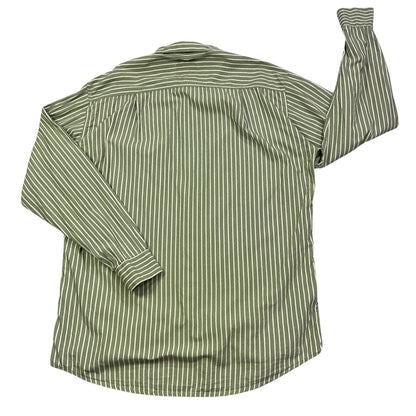 Levi's® Olive Green Striped Button-Down Shirt(L)