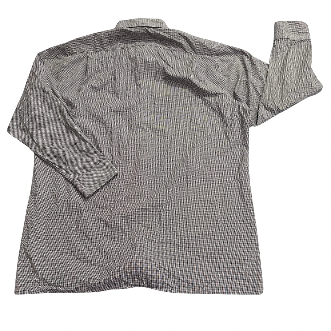 Olymp® Black Micro Check Modern Fit Dress Shirt(2XL)