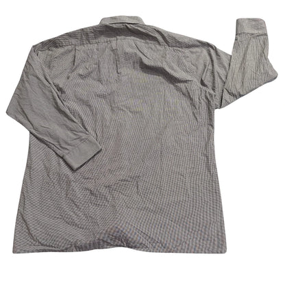 Olymp® Black Micro Check Modern Fit Dress Shirt(2XL)