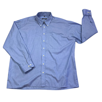 Eterna® Light Blue Button-Down Dress Shirt(2XL)