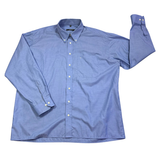 Eterna® Light Blue Button-Down Dress Shirt(2XL)
