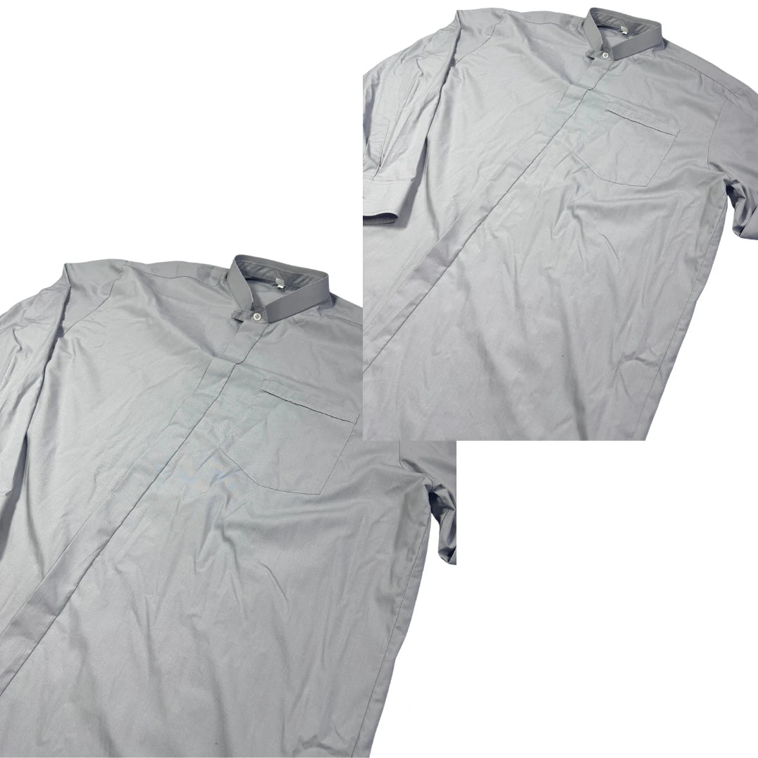Collarless Long Sleeve Shirt(XL)