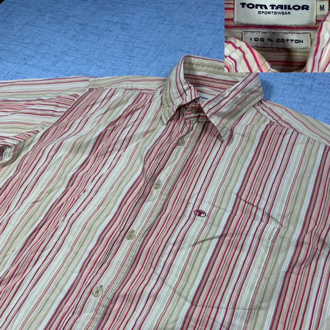Tom Tailor® Striped Short Sleeve Shirt(M)