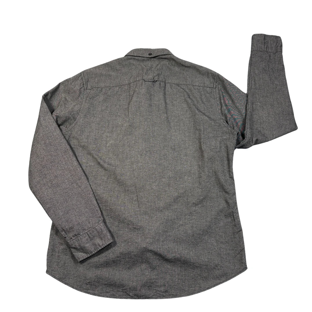 Topten® Grey Non-Iron Casual Shirt(M)