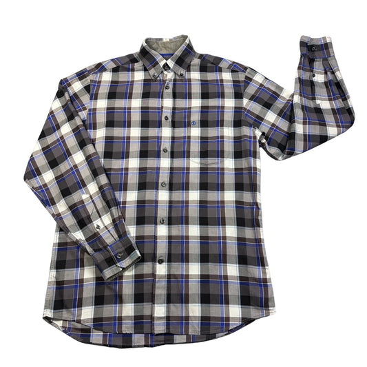 Bogner Blue Men's Plaid Shirt(M) Men Shirts