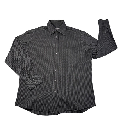 H&M® Black Striped Formal Shirt(XL)