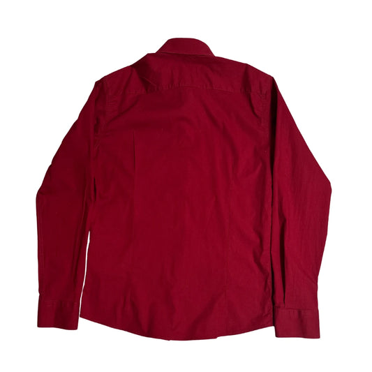 AFiSH ® Elegant Red Premium Button-Down Shirt ❤️(CHEST 19) M