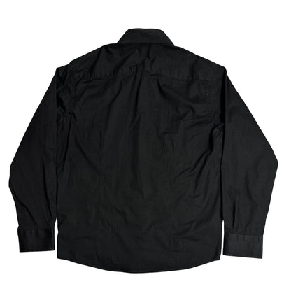 Merish ® Classic Black Formal Shirt 🖤|CHEST 23.5 XL