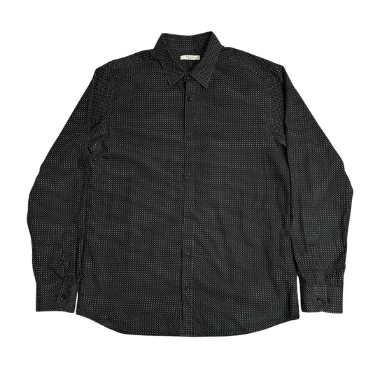 Jack & Jones ® Premium Black Micro Dot Button Down Shirt 🖤|CHEST 22