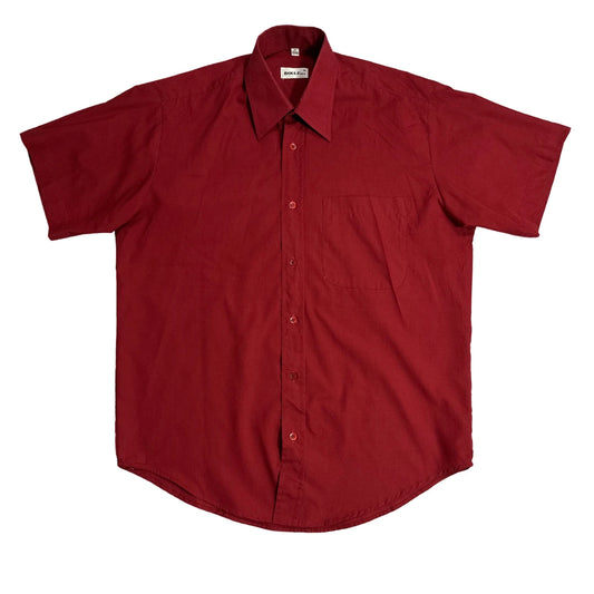 Boule ® Classic Deep Red Short Sleeve Shirt 🔴
