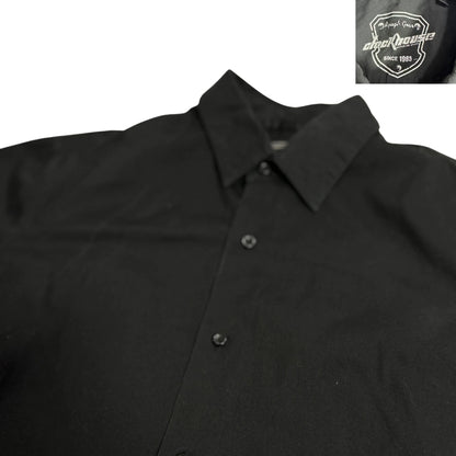 Chock House ®  Black Short Sleeve Classic Shirt 🖤