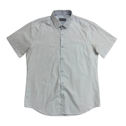 Blackford ® Light Grey Textured Short Sleeve Shirt 🤍