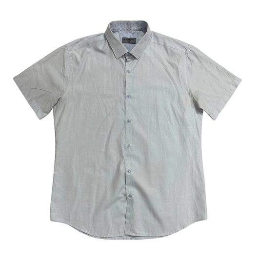 Blackford ® Light Grey Textured Short Sleeve Shirt 🤍