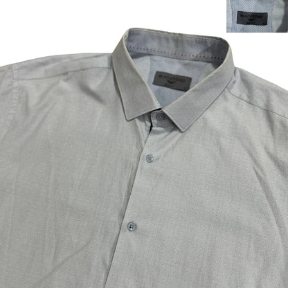 Blackford ® Light Grey Textured Short Sleeve Shirt 🤍