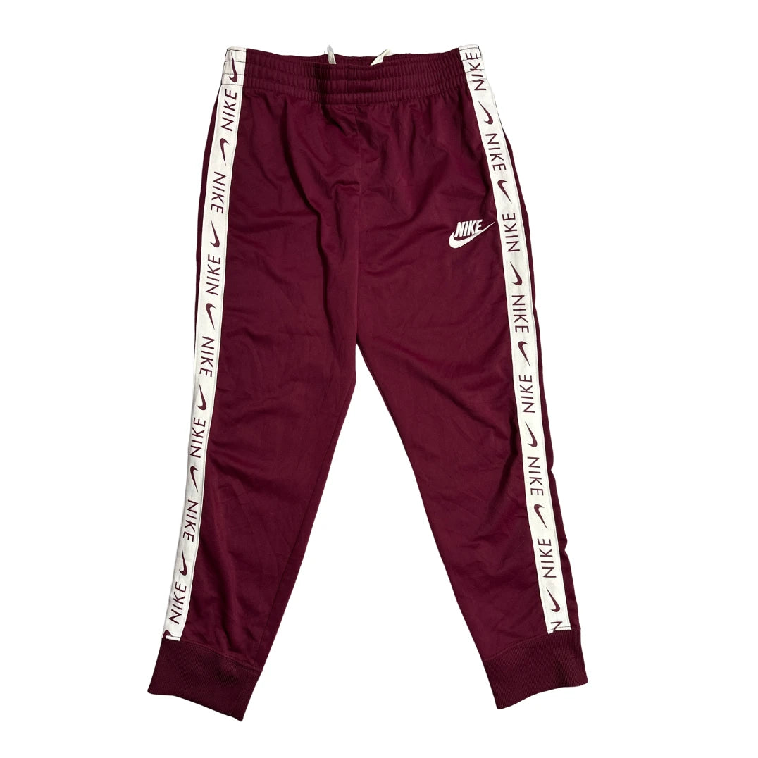 Nike Maroon Side-Tape Track Pants 🔥