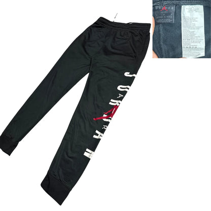 Jordan Black Graphic Track Pants 🏀🔥