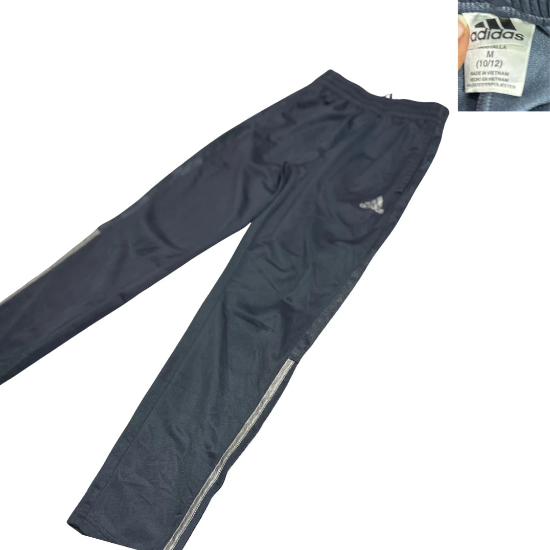 Adidas Navy Stripe Track Pants ⚡
