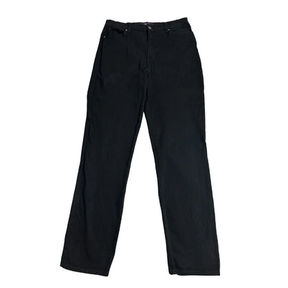 Gloria Vanderbilt Amanda Black Straight Fit Jeans – Timeless Classic 👖🖤